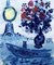 Marc Chagall, Fly Boat avec Bouquet, 1962, Lithographie Originale 2