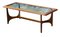English Coffee Table in Teak and Glass from Stonehill, Image 1