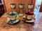 Tazas y vasos de cristal de Murano con hoja de oro, años 50. Juego de 5, Imagen 1