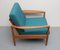 Vintage Armchair in Petrol, 1965, Image 5