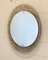 Specchio ovale vintage, anni '90, Immagine 1