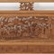 Antikes Tagesbett mit geschnitztem Relief 5