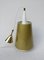 Lacquered Alumnium and Brass Ceiling Lamps, 1950s, Set of 4 16