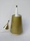 Lacquered Alumnium and Brass Ceiling Lamps, 1950s, Set of 4, Image 16