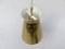 Lacquered Alumnium and Brass Ceiling Lamps, 1950s, Set of 4, Image 12