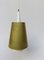 Lacquered Alumnium and Brass Ceiling Lamps, 1950s, Set of 4 18