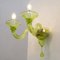 Italian Hand-Blown Murano Glass Wall Light, 1990s 4