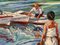 Avel, Esperando La Pesca, 2023, Oil on Canvas, Framed 3