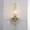 Lámpara de pared de cristal de Murano soplado, años 90, Imagen 3