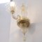 Hand-Blown Murano Glass Wall Lamp, 1990s 5