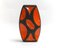 Mid-Century Roth Ceramic Vase in Orange and Black, 1960s 9