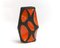 Mid-Century Roth Ceramic Vase in Orange and Black, 1960s, Image 6