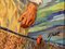 Avel, Pescador, 2023, óleo sobre lienzo, enmarcado, Imagen 5