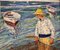 Avel, Pescador, 2023, óleo sobre lienzo, enmarcado, Imagen 3