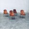 Italian Les Arcs Dining Chairs by Charlotte Perriand, 1960s, Set of 4, Image 24