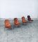 Sedie da pranzo Les Arcs di Charlotte Perriand, Italia, anni '60, set di 4, Immagine 37