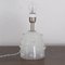 Künstlerische Tischlampe aus Muranoglas in Seidenglas mit Nieten aus warmem Kristallglas, Italien 5