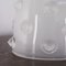 Künstlerische Tischlampe aus Muranoglas in Seidenglas mit Nieten aus warmem Kristallglas, Italien 8