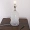 Silk-Colored Murano Artistic Glass Table Lamp with Warm Crystal Studded Studs, Italy, Image 6