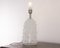 Künstlerische Tischlampe aus Muranoglas in Seidenglas mit Nieten aus warmem Kristallglas, Italien 5