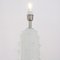 Künstlerische Tischlampe aus Muranoglas in Seidenglas mit Nieten aus warmem Kristallglas, Italien 6