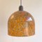 Orange and Green Speckled Glass Pendant from Peill & Putzler, 1970s, Image 2