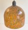 Orange and Green Speckled Glass Pendant from Peill & Putzler, 1970s 7