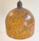 Orange and Green Speckled Glass Pendant from Peill & Putzler, 1970s, Image 7