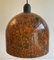 Orange and Green Speckled Glass Pendant from Peill & Putzler, 1970s, Image 3