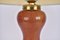 Lampada da tavolo in vetro di Murano rosso rubino e oro di Barovier & Toso, Immagine 5
