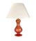 Ruby Red and Gold Murano Table Lamp by Barovier & Toso 1