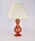 Ruby Red and Gold Murano Table Lamp by Barovier & Toso 2
