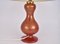 Lampada da tavolo in vetro di Murano rosso rubino e oro di Barovier & Toso, Immagine 12