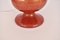 Lampada da tavolo in vetro di Murano rosso rubino e oro di Barovier & Toso, Immagine 7