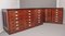 Vintage Multi-Drawer Chests in Mahogany, 1920, Set of 2, Image 12