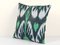 Square Handmade Decorative Uzbekistan Ikat Cushion Cover 3