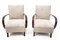 Art Deco Czechoslovakian Armchairs by J. Halabala, 1930s, Set of 2 1