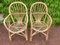 Fauteuils Mid-Century en Rotin, Pays-Bas, 1950s, Set de 2 2