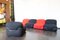 Modulares Italienisches Vintage Sofa mit Gestell aus verchromtem Metall, 1970, 5 . Set 3