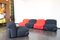 Modulares Italienisches Vintage Sofa mit Gestell aus verchromtem Metall, 1970, 5 . Set 2