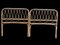 Set of Vintage Italian Rattan Headboard, 1950 2