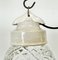 Vintage White Porcelain Pendant Light, 1970s 3