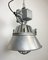 Lámpara colgante jaula industrial grande de aluminio fundido de Polam Wilkasy, años 70, Imagen 14