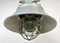 Lámpara colgante jaula industrial grande de aluminio fundido de Polam Wilkasy, años 70, Imagen 5