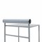 Tabouret Gris en Métal, 1980s 8