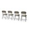Vintage Metal Chairs by Amma of Turin, 1960s, Set of 4, Image 5