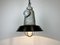 Italian Industrial Black Enamel Cage Pendant Light from Cortem Milano, 1960s 18