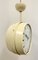 Vintage Beige Double Sided School or Station Ceiling Clock from Van Doorn, 1960s, Image 14