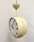 Horloge de Plafonnier Vintage Beige de Van Doorn, 1960s 10