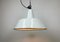 Large Industrial White Enamel Factory Pendant Lamp from Zaos, 1960s 16